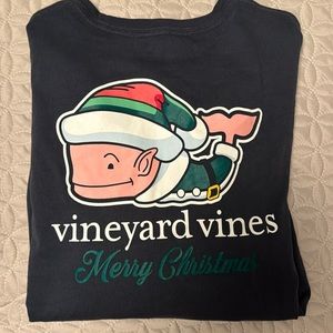 Vineyard Vines Boys LS elf whale